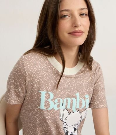 Camisón Manga Corta con Estampado Bambi 2
