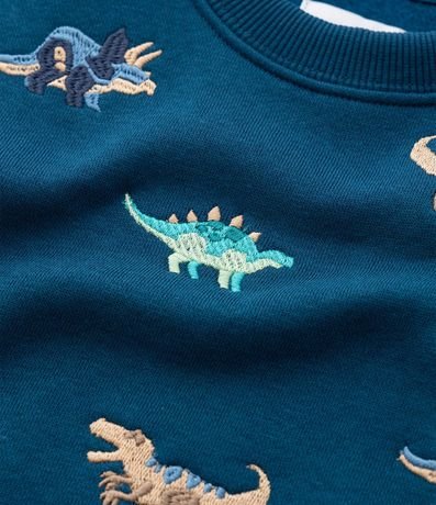 Saco Infantil en Algodón con Bordados de Dinosaurio – Talle 1 a 5/6 años 5