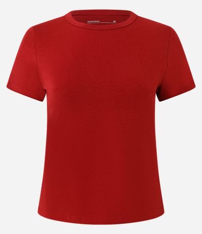 Blusa Slim Básica en Algodón Peruano con Cuello Redondo 6