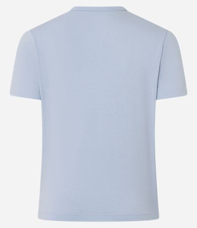 Blusa Slim Básica en Algodón Peruano con Cuello Redondo 6