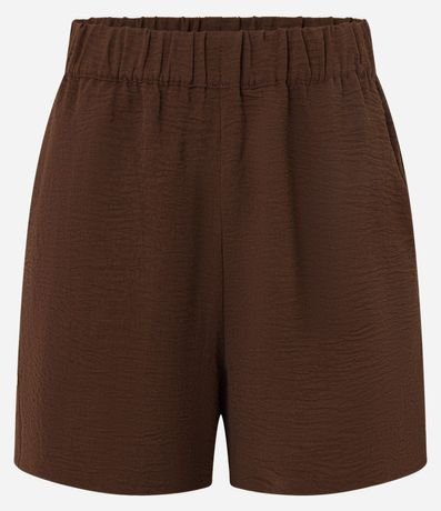 Short en Airflow con Cintura Elástica y Bolsillos 1