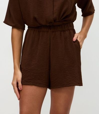 Short en Airflow con Cintura Elástica y Bolsillos 3