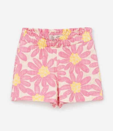 Conjunto Infantil en Algodón con Estampa de Flores - Talle 1 a 5 años 5