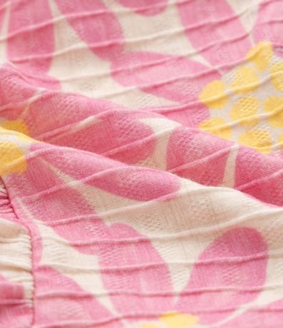 Conjunto Infantil en Algodón con Estampa de Flores - Talle 1 a 5 años 8