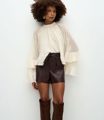 Short en PU con Cinto para Lazo 2