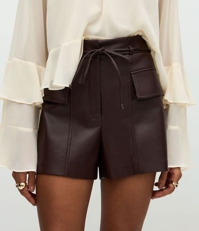 Short en PU con Cinto para Lazo 3