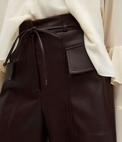 Short en PU con Cinto para Lazo 4