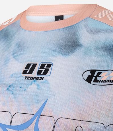 Remera Texturizada con Estampa Sport Core 7