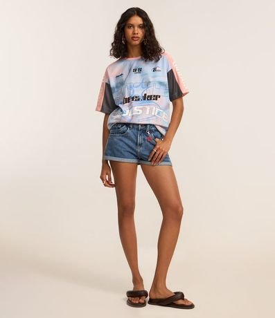 Remera Texturizada con Estampa Sport Core 2