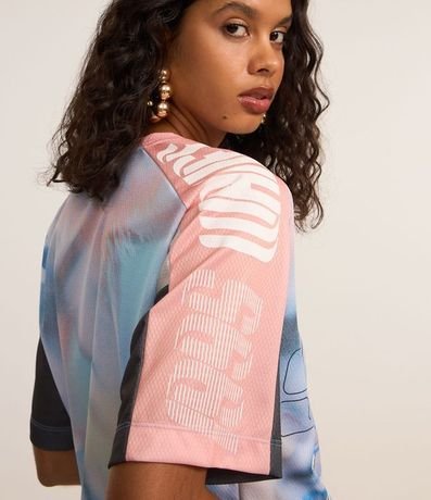 Remera Texturizada con Estampa Sport Core 4