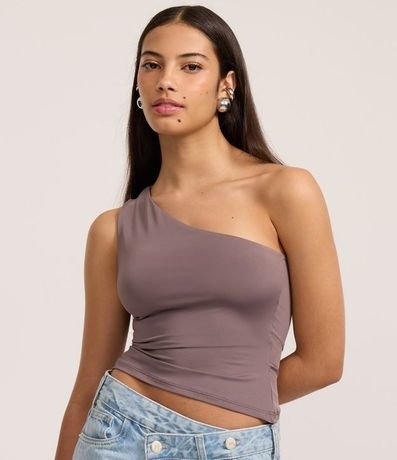 Blusa Hombro Único en Microfibra 3