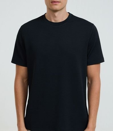 Remera Slim con Textura 3