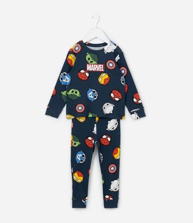 Pijama Largo Infantil Mini Héroes de Marvel - Talle 2 a 6 años 1