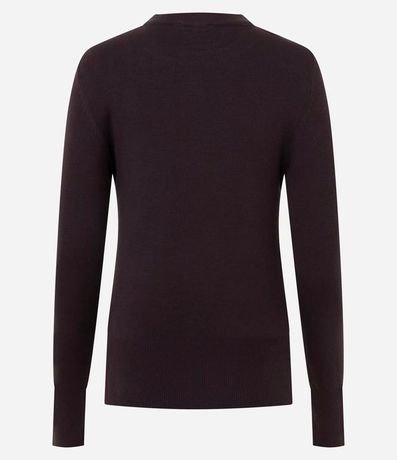 Suéter en Punto con Botones en el Puño 8