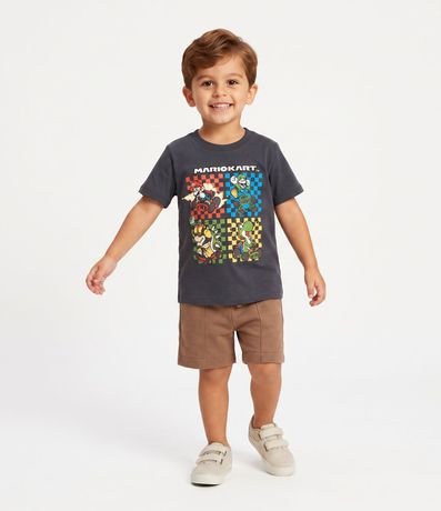 Remera Infantil con Estampado Mario Kart – Talle 4 a 10 años