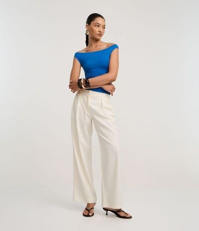 Blusa en Microfibra con Escote Canoa 2