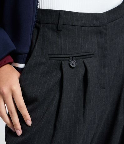 Pantalón Recto Sastre con Raya de Tiza 3