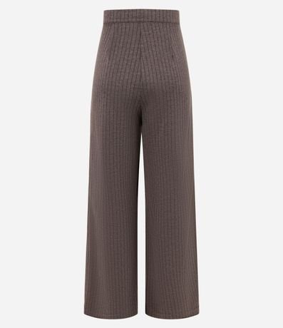 Pantalón Wide Leg Sastre con Raya de Tiza 2