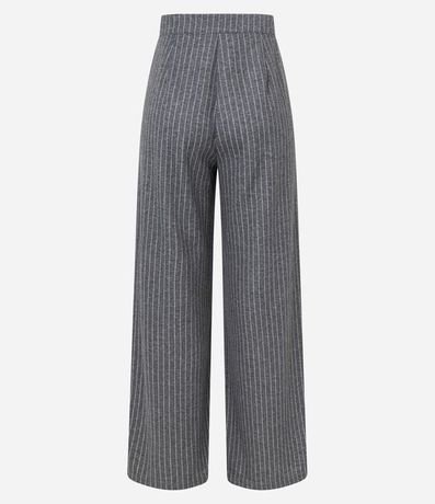 Pantalón Wide Leg Sastre con Raya de Tiza 2