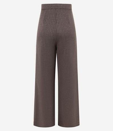 Pantalón Wide Leg Sastre con Raya de Tiza 6