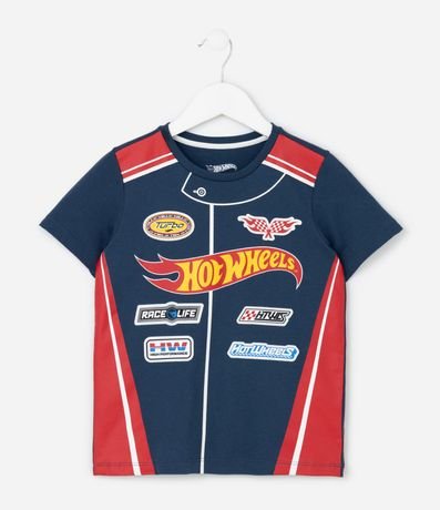 Pijama Infantil con Estampa Hot Wheels - Talle 3 a 10 años 2