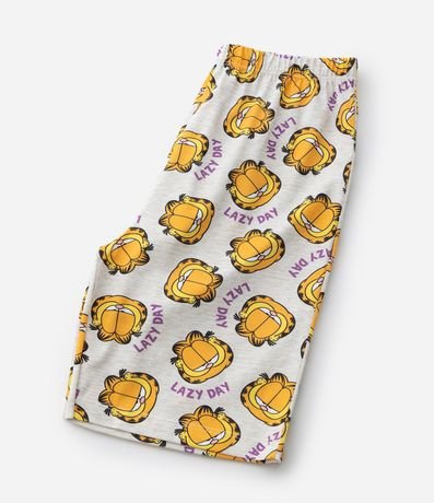 Pijama Corta Infantil con Estampa Garfield - Talle 5 a 14 años 7