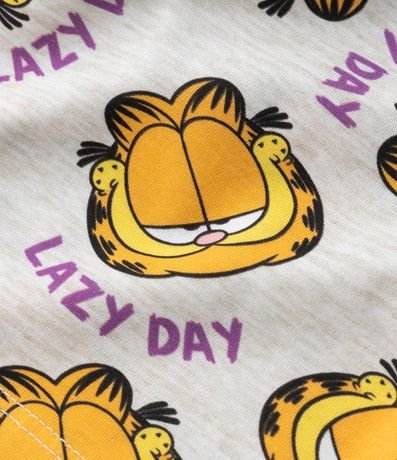 Pijama Corta Infantil con Estampa Garfield - Talle 5 a 14 años 5