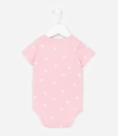 Body Infantil con Estampa de Margaritas - Tam  RN a 18 meses 3