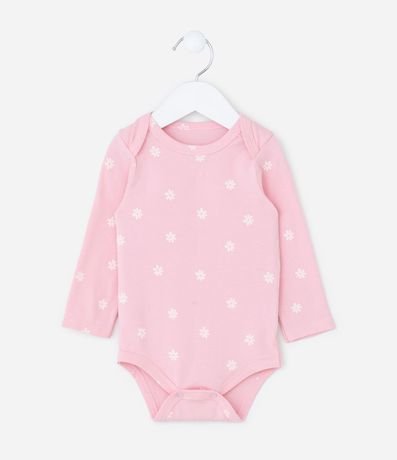 Body Infantil con Estampa de Margaritas - Talle RN a 18 meses 2