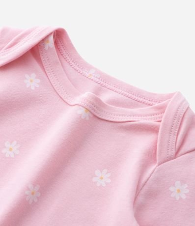 Body Infantil con Estampa de Margaritas - Talle RN a 18 meses 8