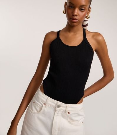 Body Seamless en Poliamida con Tiras Trenzadas 3