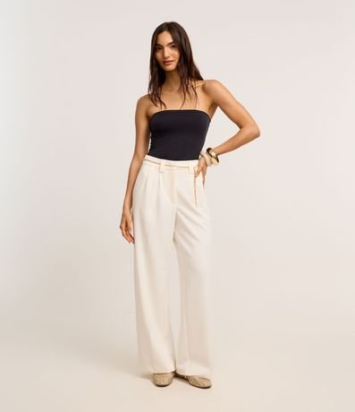 Blusa Ajustada Sin Bretel en Poliamida 2