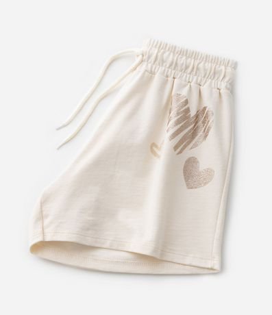 Short Infantil con Estampa de Corazones - Talle 5 a 14 años 5