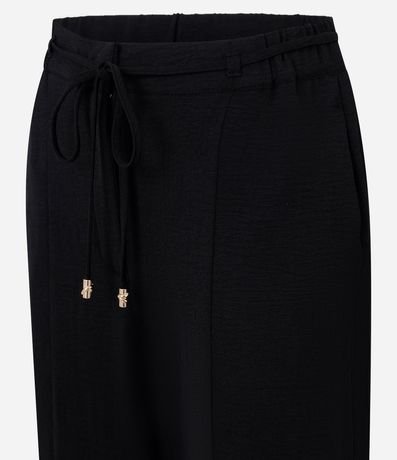 Pantalón Recto en Airflow con Cinturón Para Lazo 6