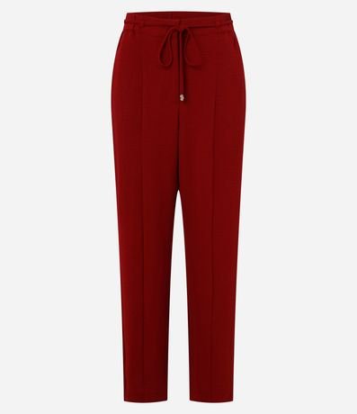 Pantalón Recto en Airflow con Cinturón Para Lazo 5