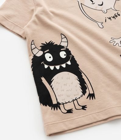 Pijama Corto Infantil con Estampa de Monstros - Talle 2 a 6 años 8