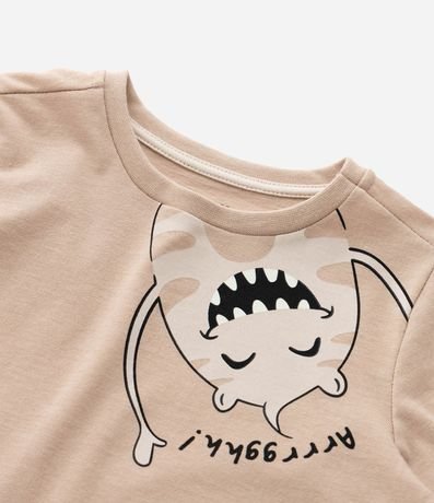 Pijama Corto Infantil con Estampa de Monstros - Talle 2 a 6 años 10