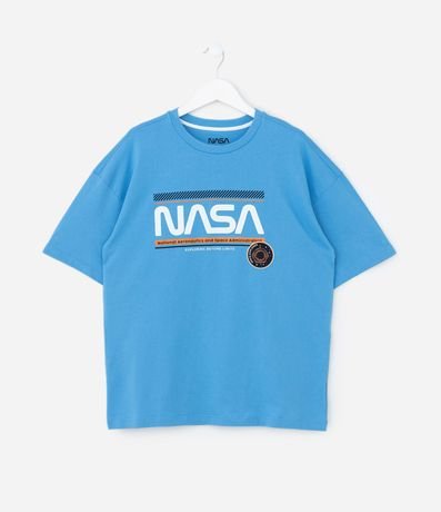 Pijama Infantil con Blusa y Short con Estampa Nasa - Talle 5 A 12 años 2