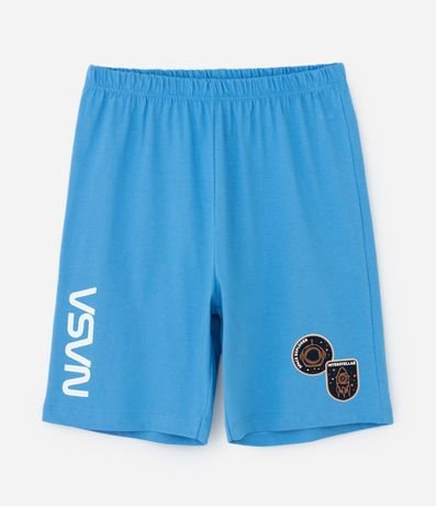 Pijama Infantil con Blusa y Short con Estampa Nasa - Talle 5 A 12 años 4