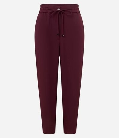 Pantalón Fluido con Cintura Elástica y Lazo 5