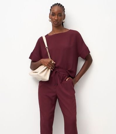 Pantalón Fluido con Cintura Elástica y Lazo 2