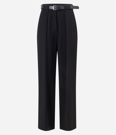 Pantalón Pantalona en Sastrería con Cinturón 5