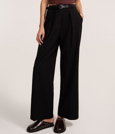 Pantalón Pantalona en Sastrería con Cinturón 3