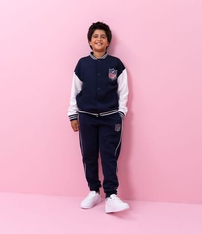 Buzo Infantil Bomber con Bordado de la NFL – Talle 5 a 14 años