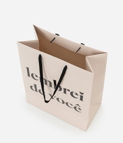 Embalaje de Regalo Mediana con Estampa Lembrei de Você 3
