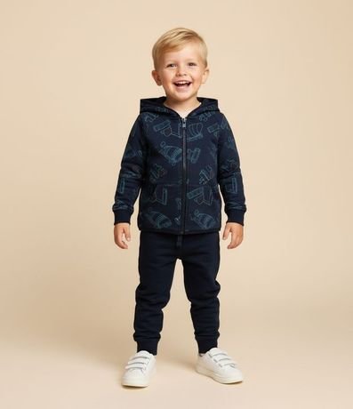Conjunto Infantil de Campera con Capucha y Pantalón en Fleece – Talle 1 a 5/6 años 1
