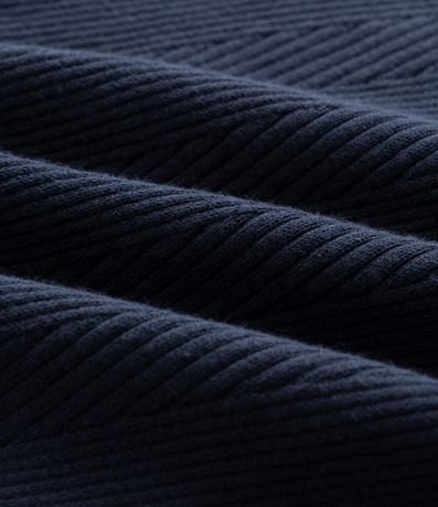 Remera Slim en Algodón con Textura y Manga Corta 3