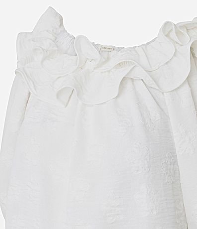 Blusa Texturizada Hombro a Hombro 7