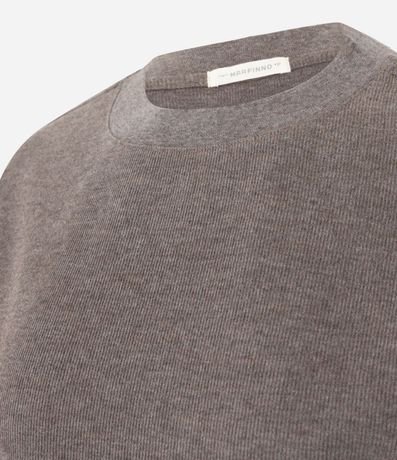 Blusa Algodón Oversized con Manga Corta 7