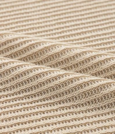 Remera Slim en Punto con Textura Acanalada 9